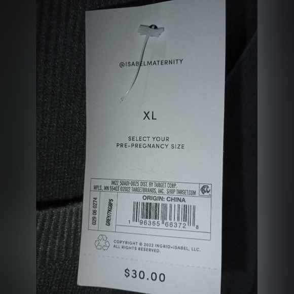 New Grey Maternity Sweater - Picture 4 of 7